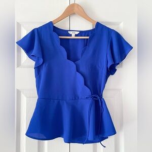 Mine Peplum Blouse Size S